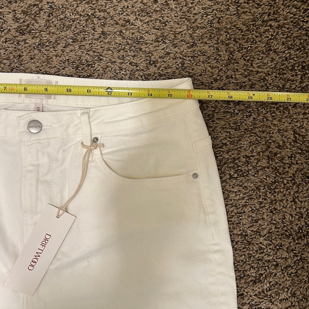 DRIFTWOOD White Denim Pants